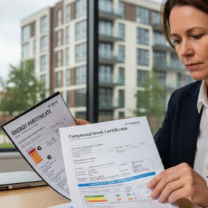 Certificados energéticos y de obra terminada